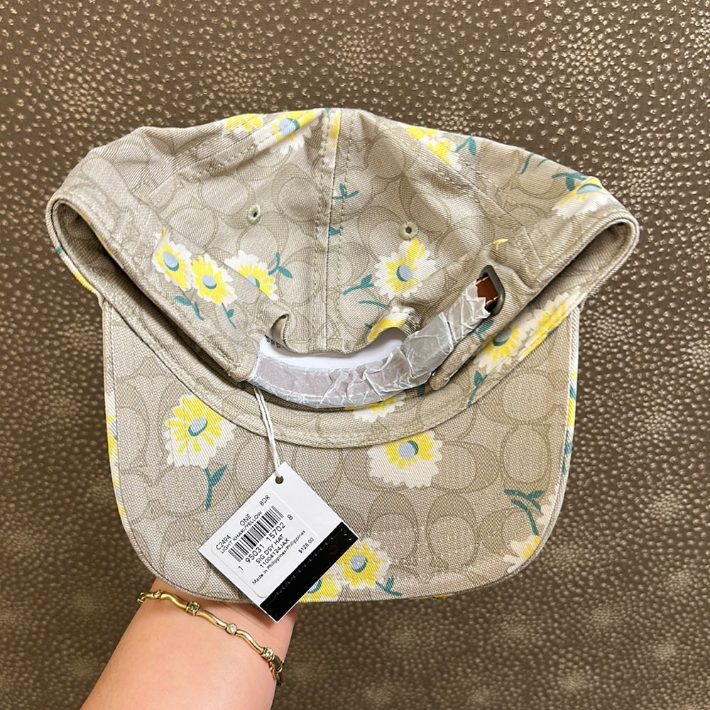 🔥🔥🔥NEW COACH Signature Daisy Hat Cap - Picture 4 of 6